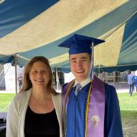 OSH graduate with Mary VanPopering